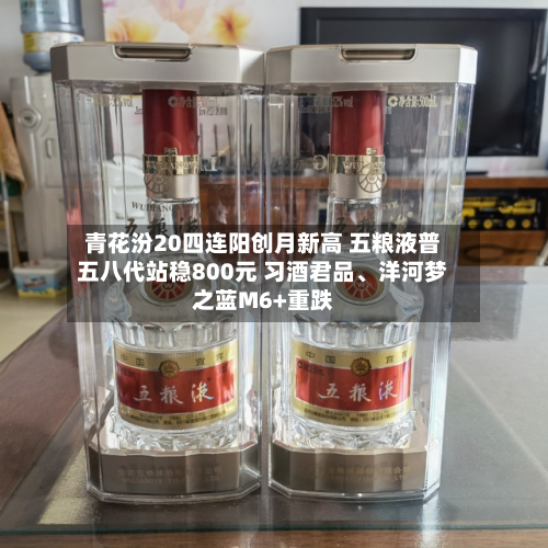 青花汾20四连阳创月新高 五粮液普五八代站稳800元 习酒君品、洋河梦之蓝M6+重跌-第3张图片