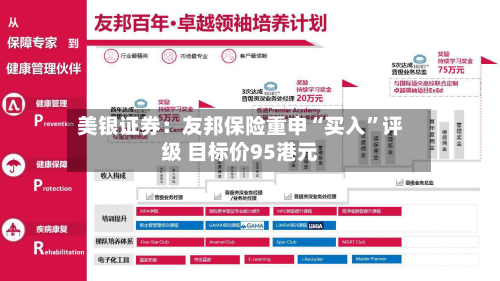 美银证券：友邦保险重申“买入”评级 目标价95港元-第2张图片