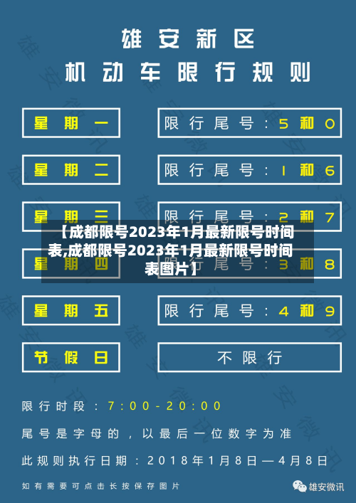 【成都限号2023年1月最新限号时间表,成都限号2023年1月最新限号时间表图片】-第2张图片
