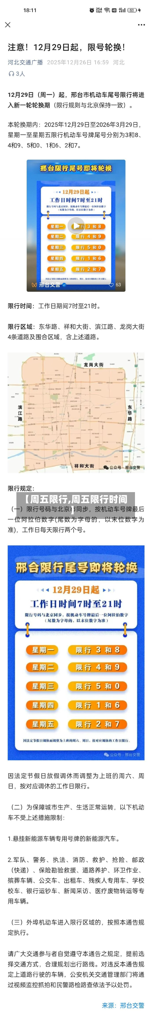 【周五限行,周五限行时间】