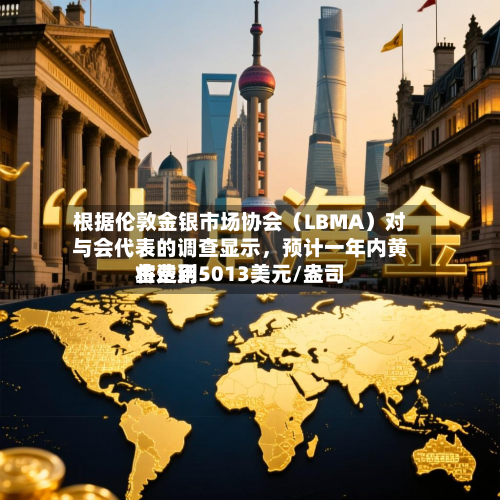 根据伦敦金银市场协会（LBMA）对与会代表的调查显示	，预计一年内黄金费用将达到5013美元/盎司-第2张图片