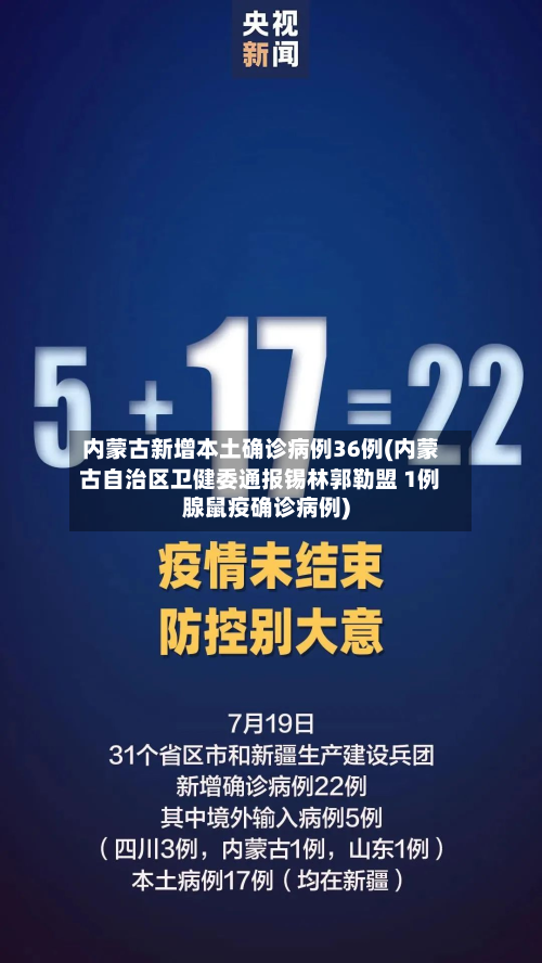 内蒙古新增本土确诊病例36例(内蒙古自治区卫健委通报锡林郭勒盟 1例腺鼠疫确诊病例)-第3张图片