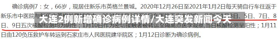 大连2例新增确诊病例详情/大连突发新闻今天-第3张图片