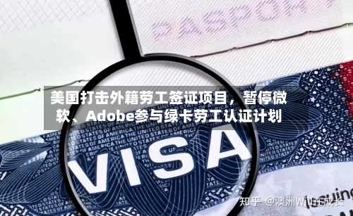 美国打击外籍劳工签证项目，暂停微软、Adobe参与绿卡劳工认证计划-第2张图片