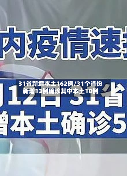 31省新增本土162例/31个省份新增13例确诊其中本土18例
