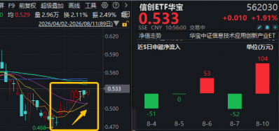 净利暴增715倍！江波龙预估权重占比最高的——华宝基金信创ETF（562030）拉升1.9%，机构：AI安全重要性提升
